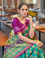 Charming 1-Minute Ready To Wear  Mul Cotton Digital Printed Saree