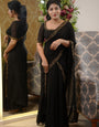 Perfect 1-Minute Ready To Wear Georgette Gown Saree