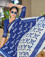 Opulent 1 Minute Ready To Wear Mul Cotton Printed Saree