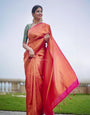 Pleasant Dark Pink Soft Silk Saree with Fantabulous Blouse Piece
