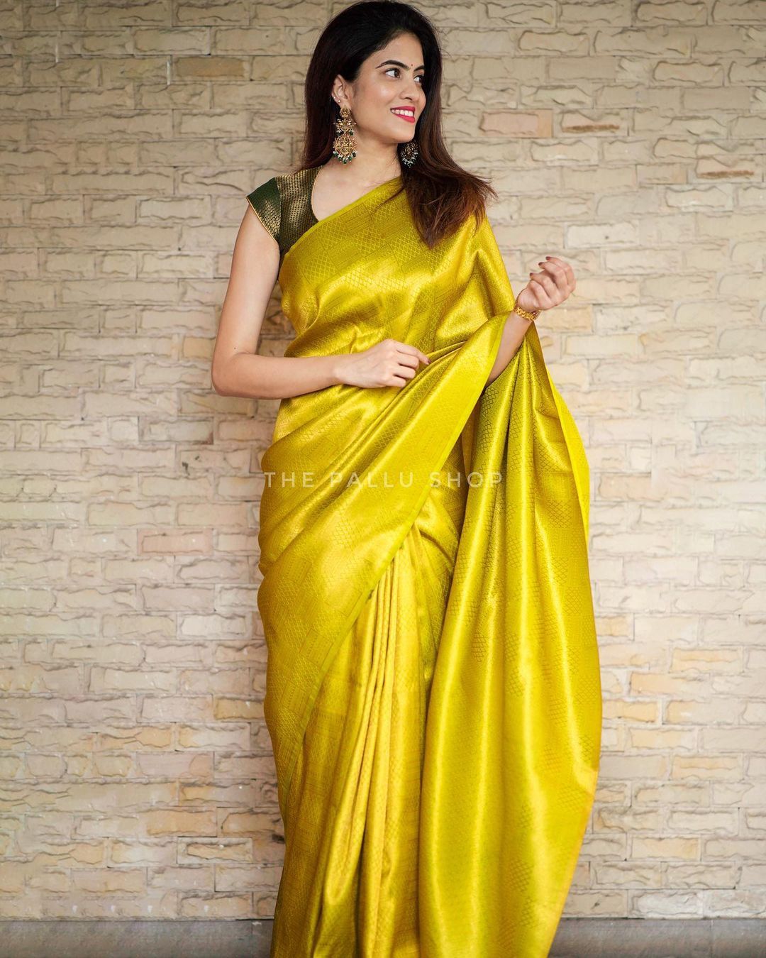 Yellow Soft Silk Saree with Panoply Blouse Piece