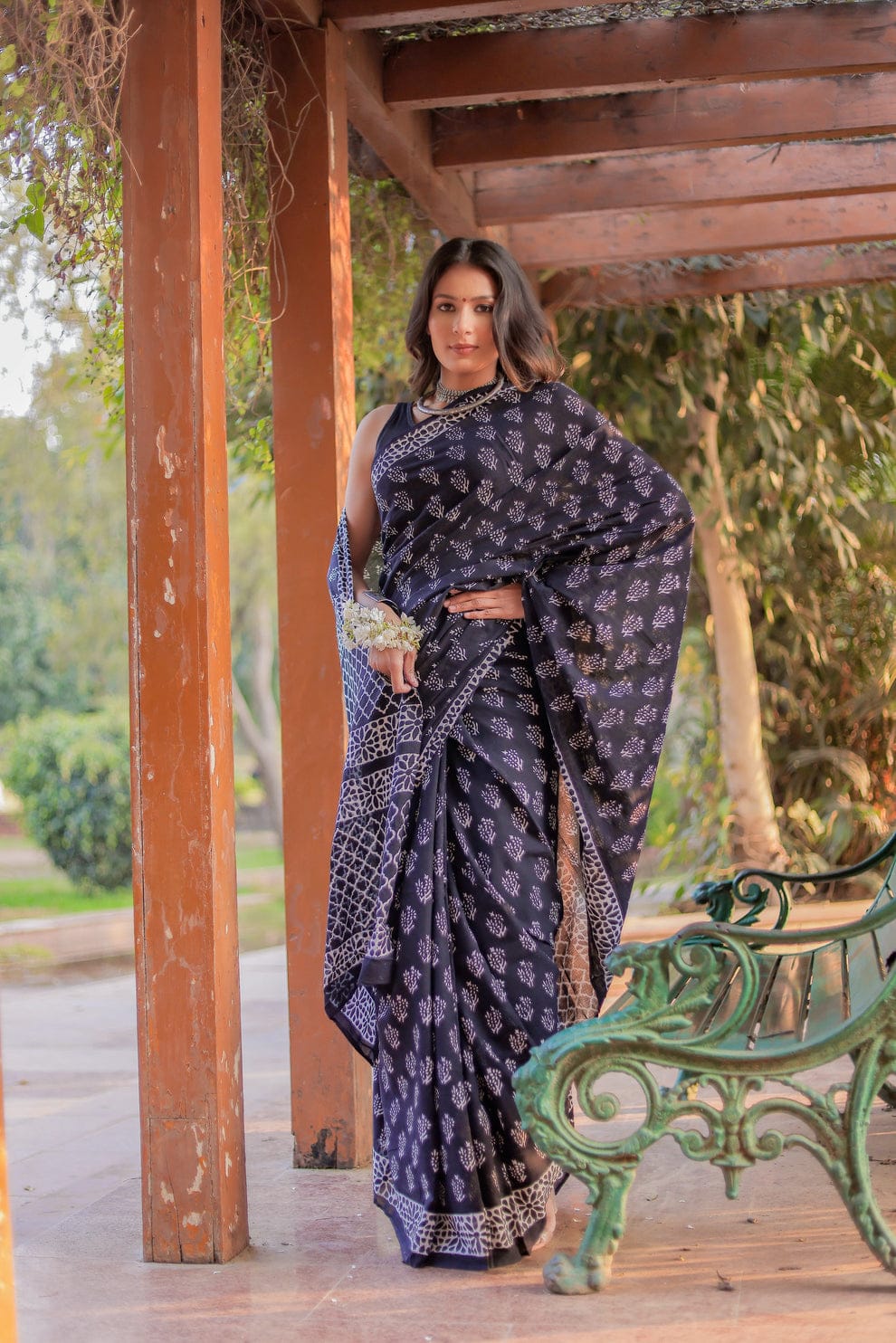 Excellent 1 Minute Ready To Wear Black Linen Silk Digital Printed Saree